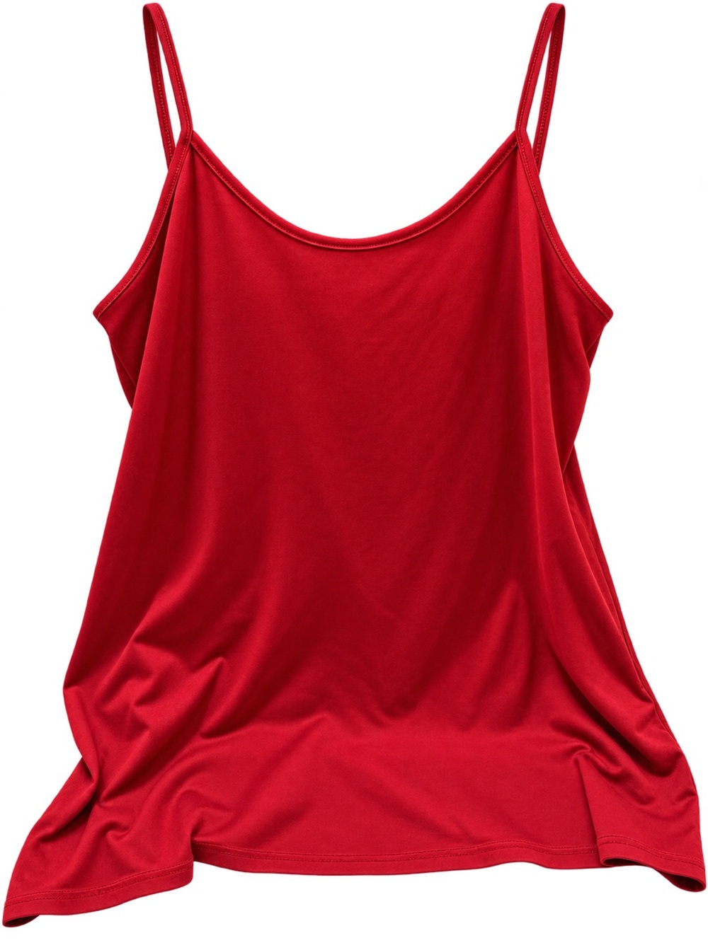 Red Slip with Spaghetti Straps